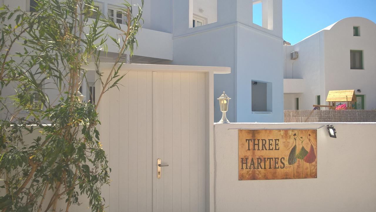 Three Harites Aparthotel Perísza Kültér fotó